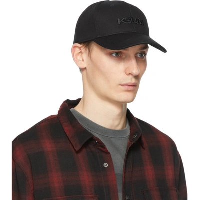 Shop Ksubi Black Sign Of The Times Cap