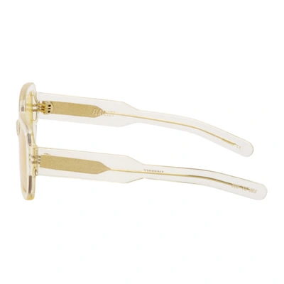 Shop Flatlist Eyewear Yellow Tishkoff Sunglasses In Crystal Yel