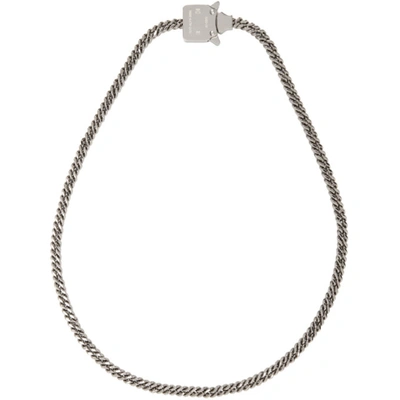 Shop Alyx Silver Cubix Mini Necklace In Silver 14539917