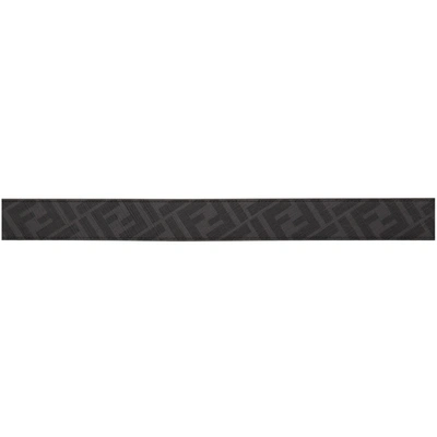 Shop Fendi Reversible Grey 'forever ' Belt In F1e6m - Asf