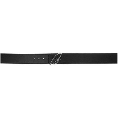 Shop Brioni Reversible Black & Brown B-logo Belt In 1020 Blk/br