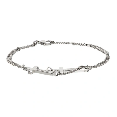 Dsquared2 double 2024 cross bracelet