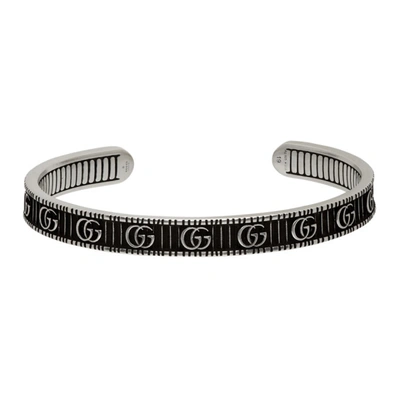 Shop Gucci Silver Double G Bracelet
