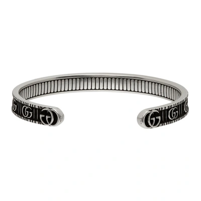 Shop Gucci Silver Double G Bracelet
