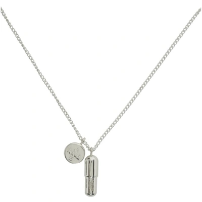 Shop Ambush Silver Pill Charm Necklace