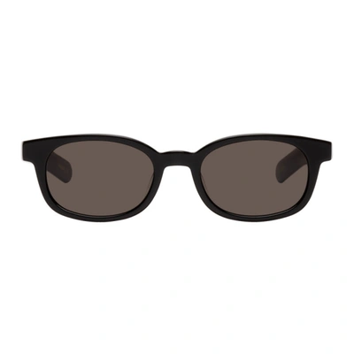 Shop Flatlist Eyewear Black 'le Bucheron' Sunglasses In Solid Black