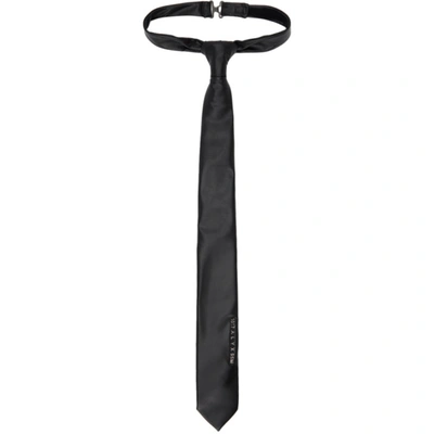 Shop Alyx Black Logo Tie In Blackblk0001