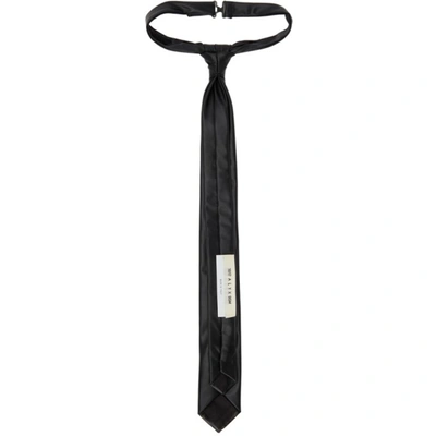 Shop Alyx Black Logo Tie In Blackblk0001