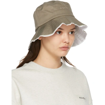 Shop Ader Error Khaki 04 Bucket Hat