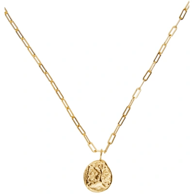 Shop Alighieri Gold 'the Minerva' Necklace