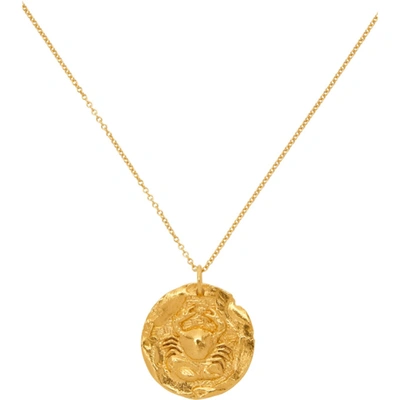 Shop Alighieri Gold 'the Scattered Decade, Chapter I' Necklace