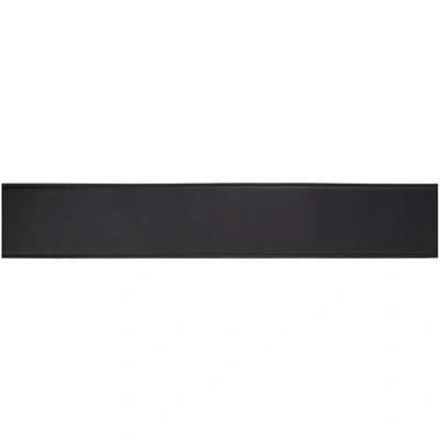 Shop Fendi Black 'ff' Baguette Belt In F0kur Black