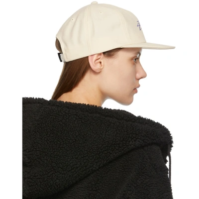 Shop Stussy White 'designs' Cap