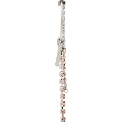 Shop Justine Clenquet Ssense Exclusive Pink Petra Earrings In Antique Pink
