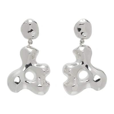 Shop Agmes Silver Simone Bodmer Turner Edition Simone Earrings