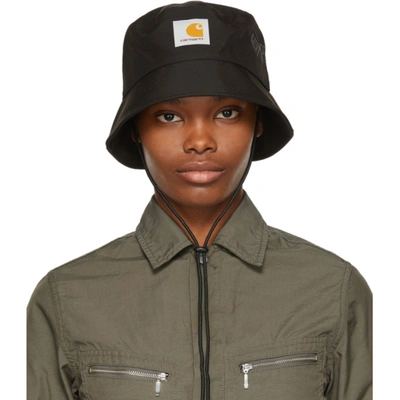 Shop Carhartt Black Gore-tex® Infinium™ Line Bucket Hat