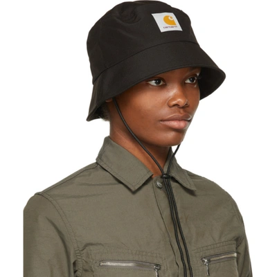 Shop Carhartt Black Gore-tex® Infinium™ Line Bucket Hat