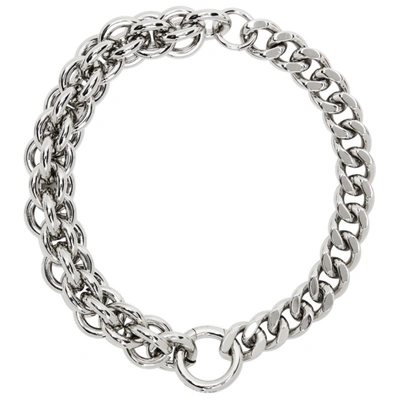 Shop Alyx Silver Mini Chunky Chain Necklace