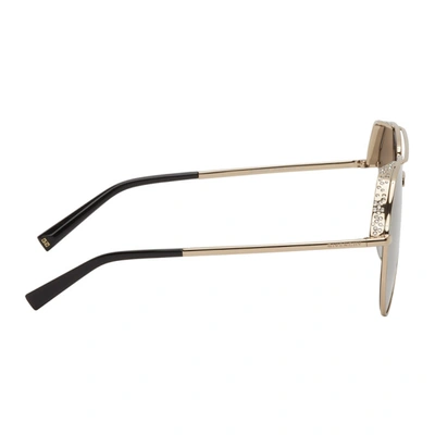 Shop Givenchy Gold Gv 7185 Sunglasses In 0j5g Gold