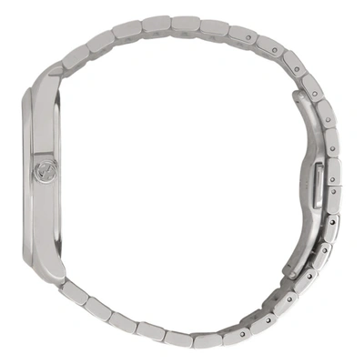 Shop Gucci Silver & Gold G-timeless Watch In Silver/gold