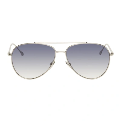 Shop Isabel Marant Silver Milo Sunglasses In 0010 Pallad
