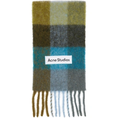 ACNE STUDIOS 多色格纹围巾