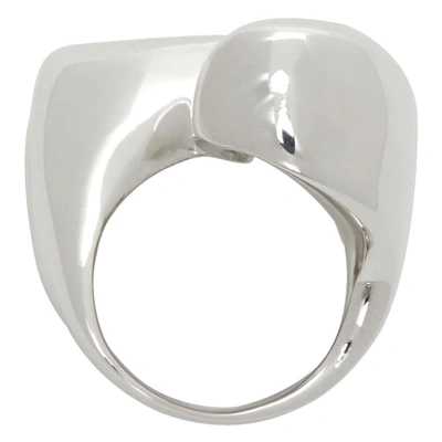 Shop Agmes Silver Simone Bodmer Turner Edition Turner Ring