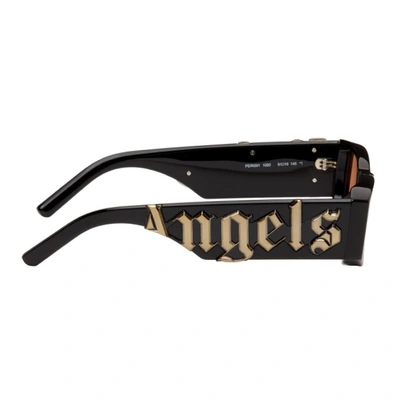Shop Palm Angels Black Angel Sunglasses