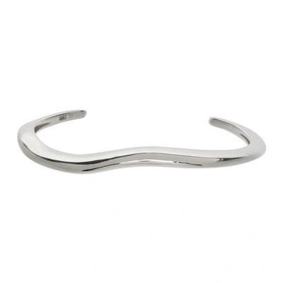 Shop Agmes Silver Small Astrid Cuff Bracelet