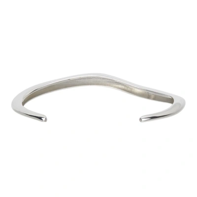 Shop Agmes Silver Small Astrid Cuff Bracelet