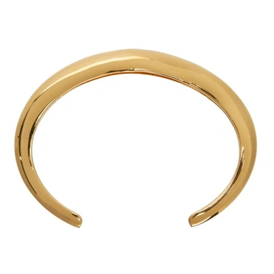 Shop Agmes Gold Small Astrid Cuff Bracelet