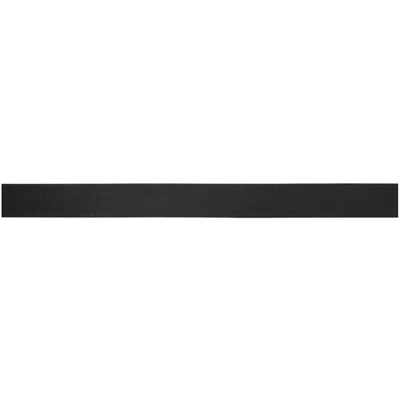 Shop Chloé Black Classic Logo Belt In 001 Black
