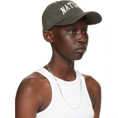 Shop Museum Of Peace And Quiet Ssense Exclusive Green 'natural' Cap In Forest