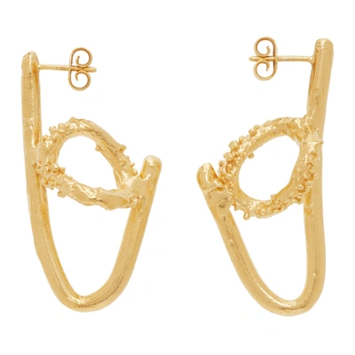 Shop Alighieri Gold 'the Ancient Forest' Earrings