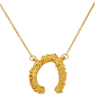 Shop Alighieri Gold 'the Night Cap' Necklace