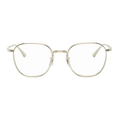 Shop The Row Gold Oliver Peoples Edition Board Meeting 2 Glasses In 52921w Wgld