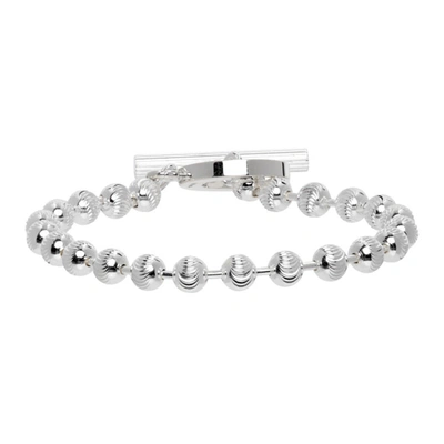 Shop Gucci Silver Ball Chain Bracelet