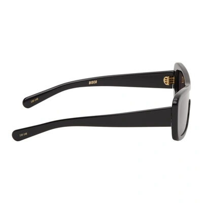 Shop Flatlist Eyewear Black Veneda Carter Edition Disco Sunglasses In Black Solid/solid Le