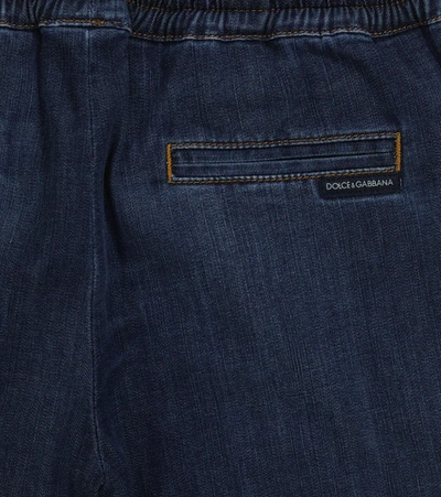 Shop Dolce & Gabbana Stretch Cotton-blend Jeans In Blue