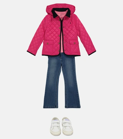Shop Polo Ralph Lauren Quilted Jacket In Pink