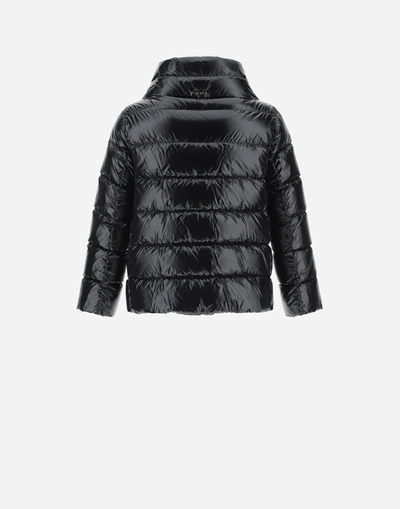 Piumino Donna Gloss Pi0837d Nero In Black