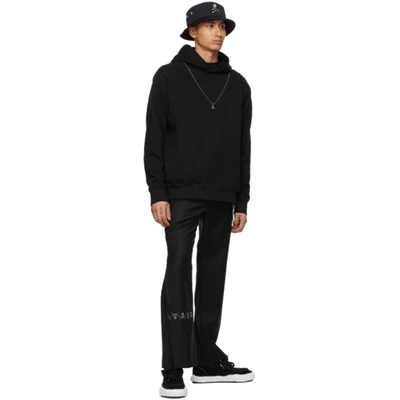 Shop Mastermind Japan Black Skull Necklace Hoodie