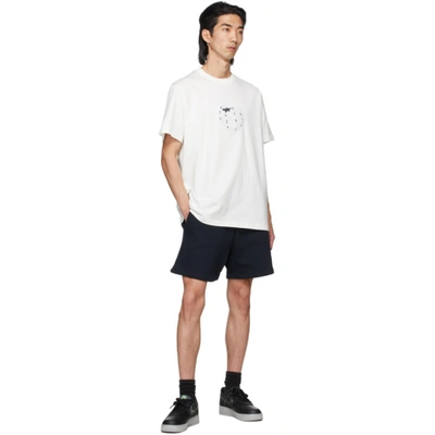 Shop 424 White Puzzle Logo T-shirt In 02 White