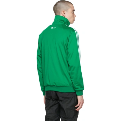 Shop Adidas X Human Made Reversible Green Firebird Track Jacket