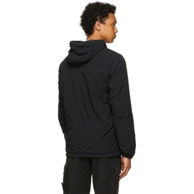 Shop Stone Island Black Skin Touch Nylon-tc Jacket In V0029 Black