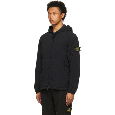 Shop Stone Island Black Skin Touch Nylon-tc Jacket In V0029 Black