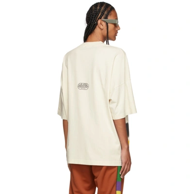 Shop Palm Angels Off-white Missoni Edition Sport Loose T-shirt In Off White B