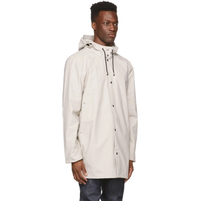 Shop Stutterheim Beige Lightweight Stockholm Raincoat In 7006 Ltsand
