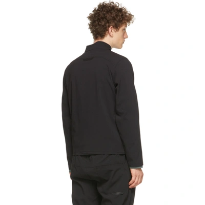 Shop Affix Black Flex-grid Work Jacket In Black3
