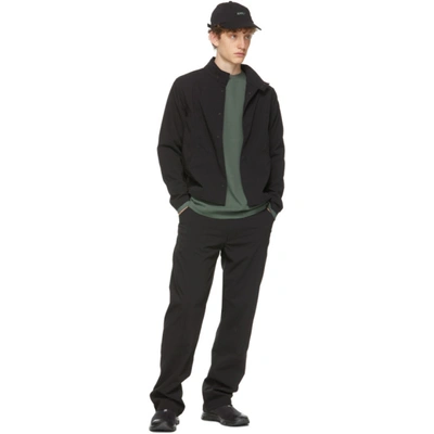 Shop Affix Black Flex-grid Work Jacket In Black3